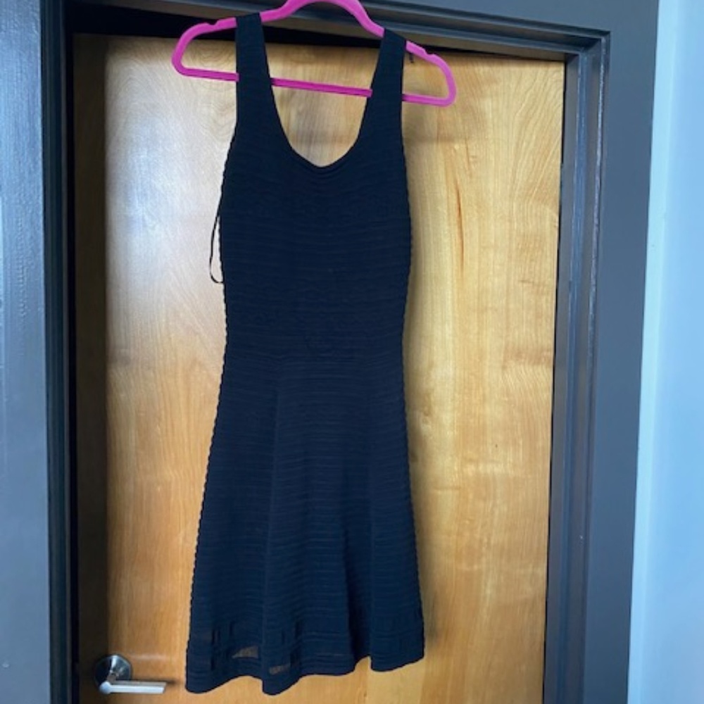 Jessica Simpson Fit and Flare Black Dress